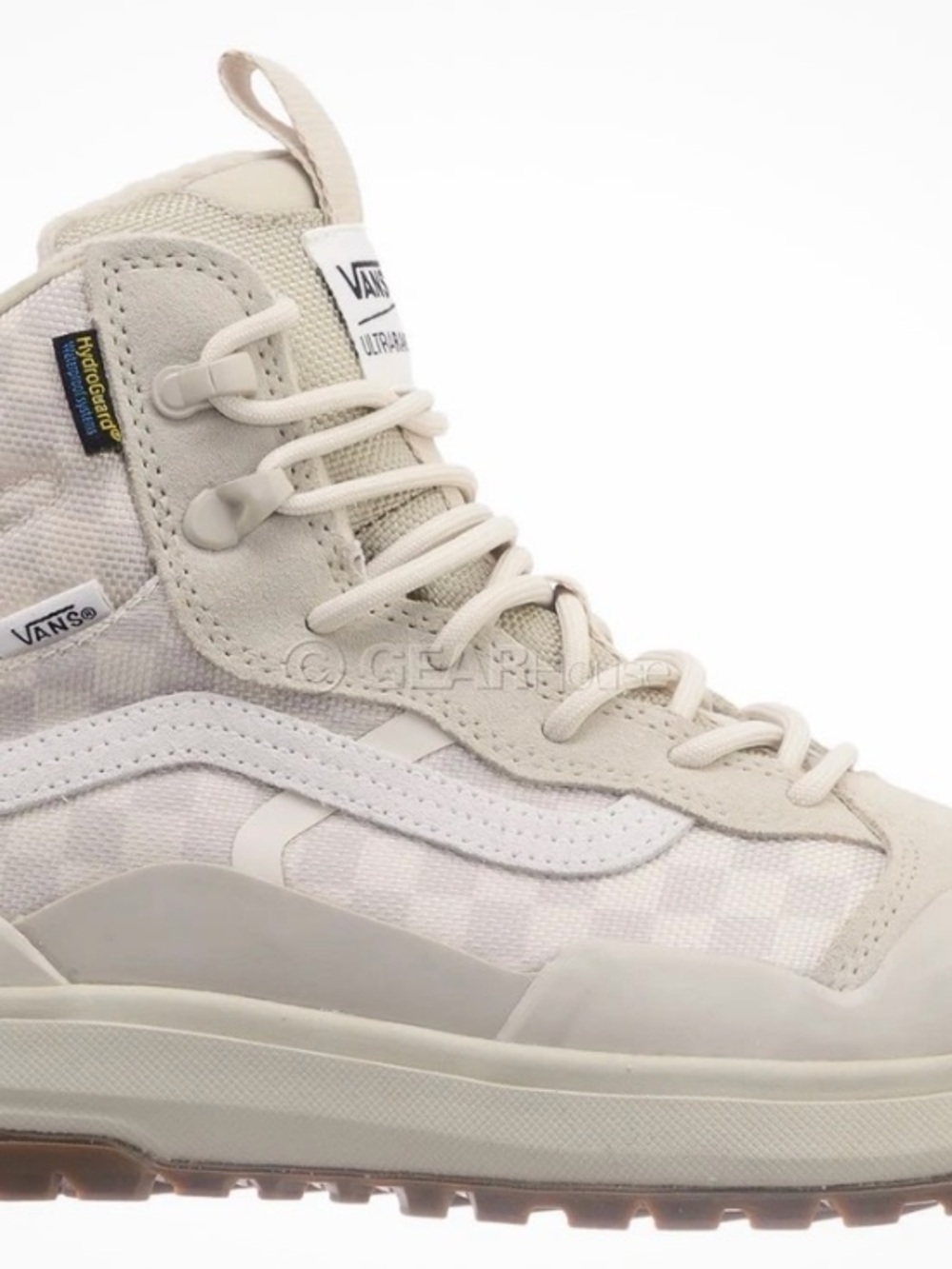 VANS UltraRange EXO High MTE-2 Checkerboard Hiking Boots Cream, Womens Size 7